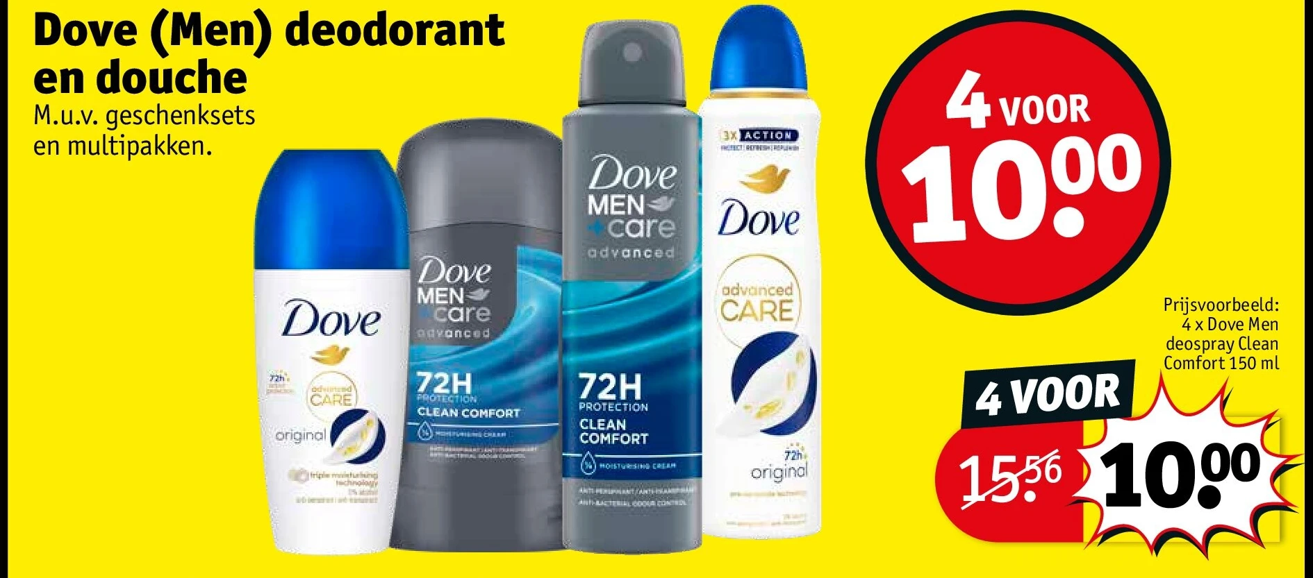 Dove (Men) deodorant en douche