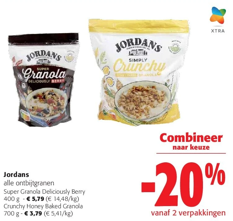 Jordans Super Granola Deliciously Berry 400 g