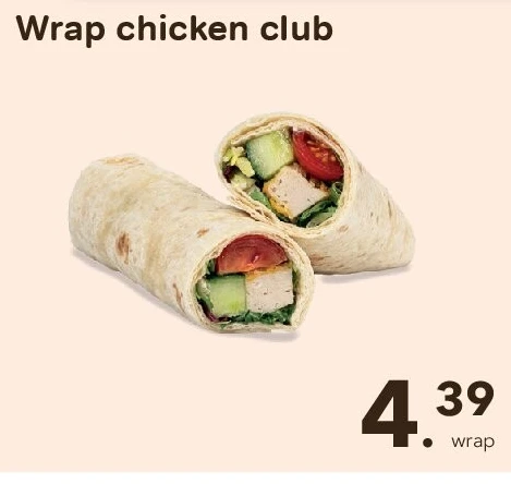 Wrap chicken club