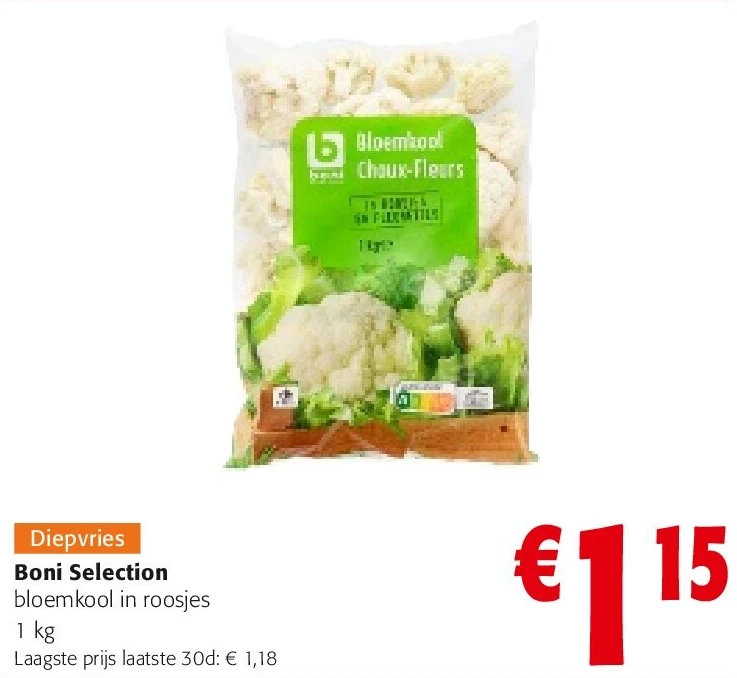 Boni Selection bloemkool in roosjes 1 kg