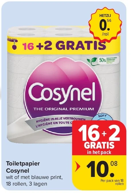 Toiletpapier Cosynel