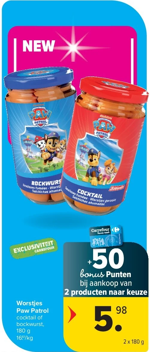 Worstjes Paw Patrol