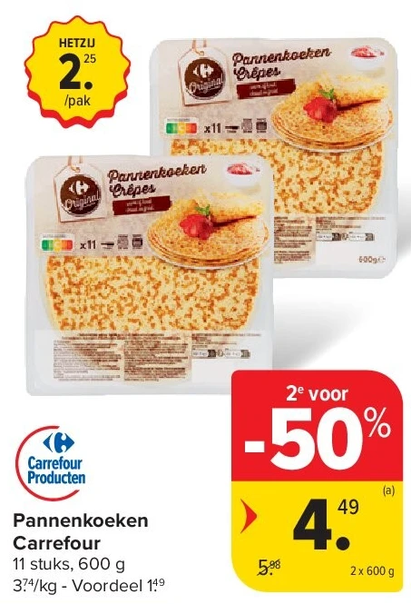 Pannenkoeken Carrefour