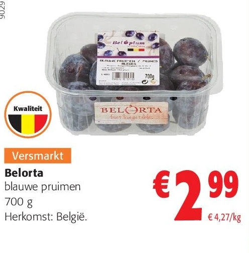 Belorta blauwe pruimen 700 g