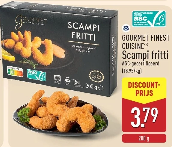Scampi fritti
