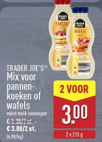 Mix voor pannen­ koeken of wafels