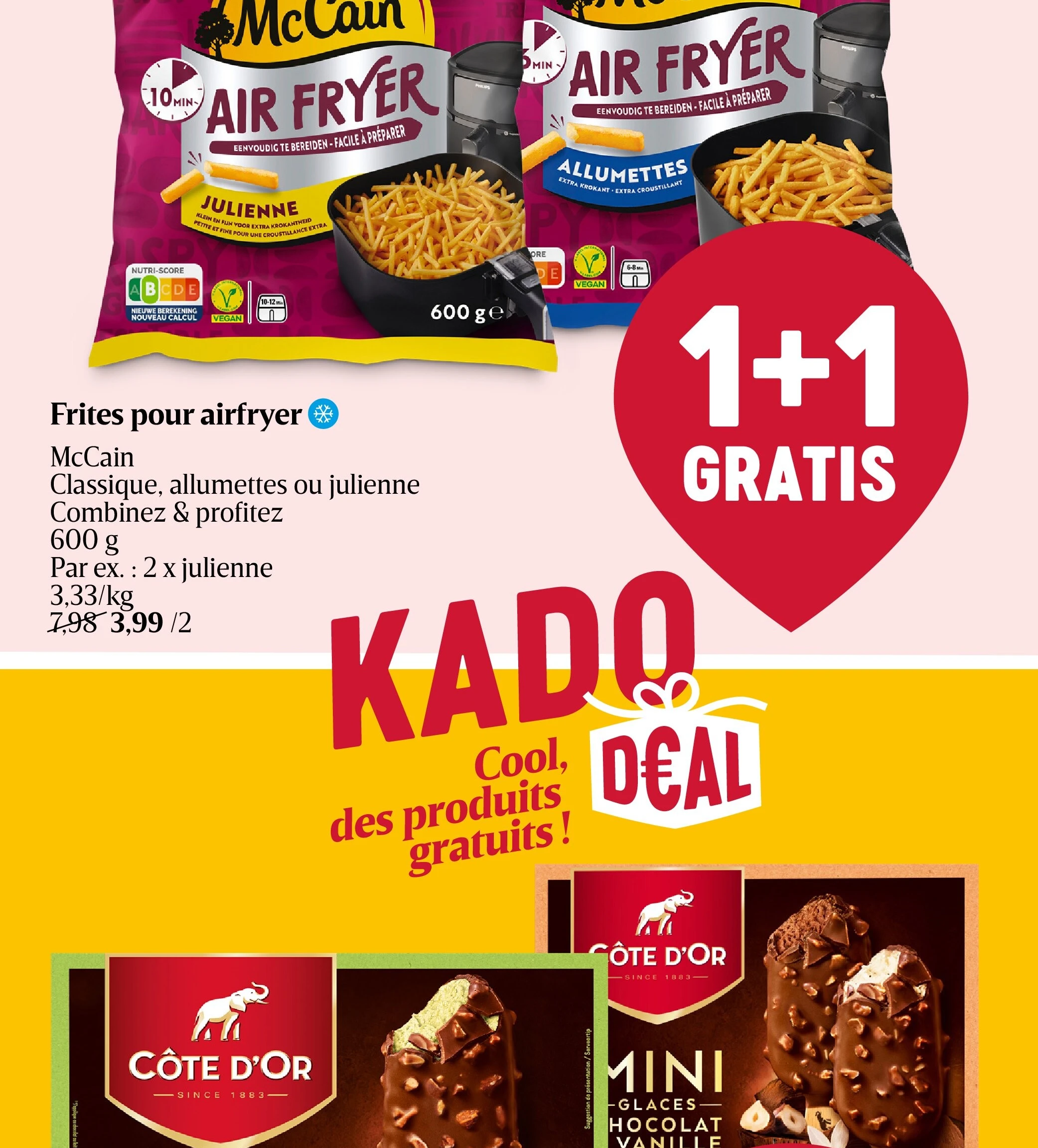 Frites pour airfryer