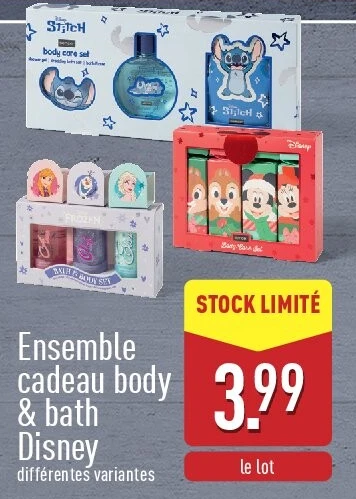 Ensemble cadeau body & bath Disney