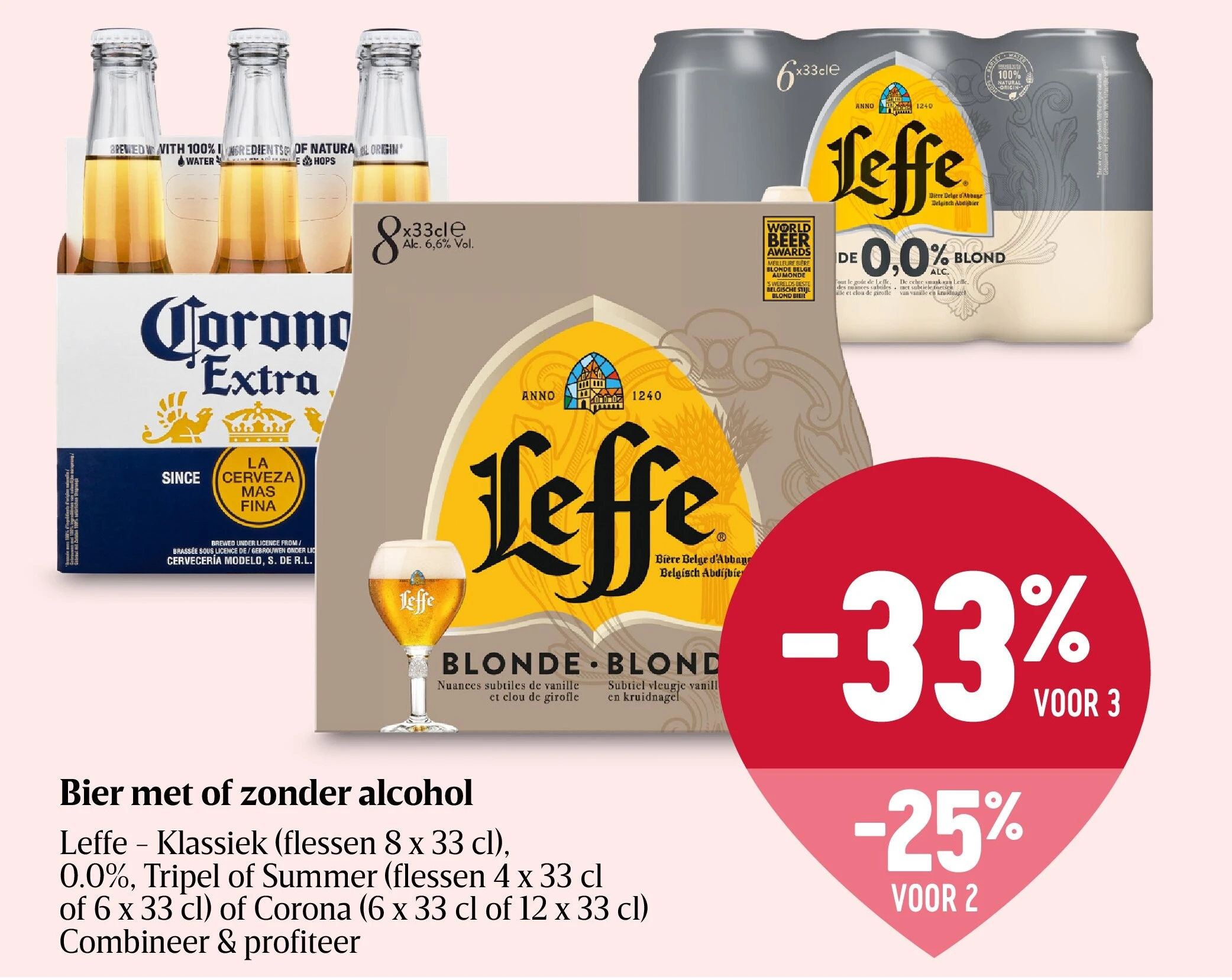 Bier met of zonder alcohol