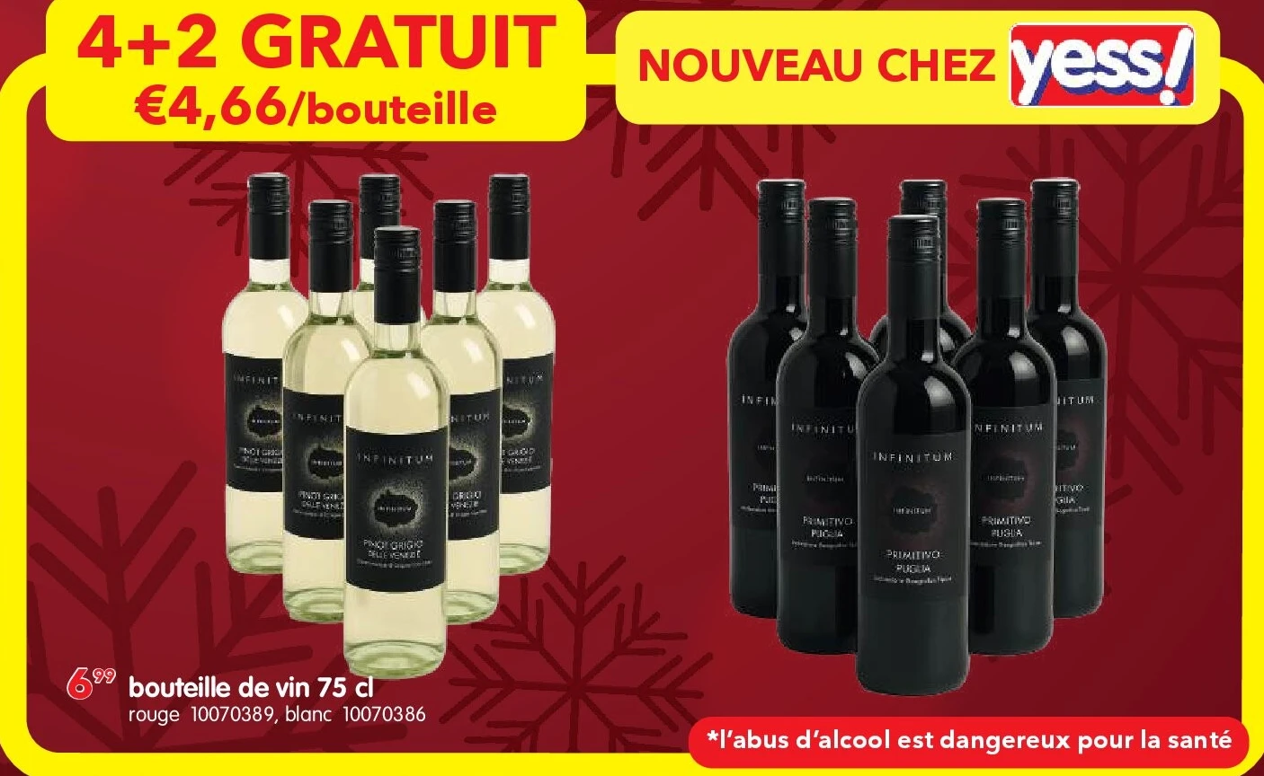 bouteille de vin 75 cl