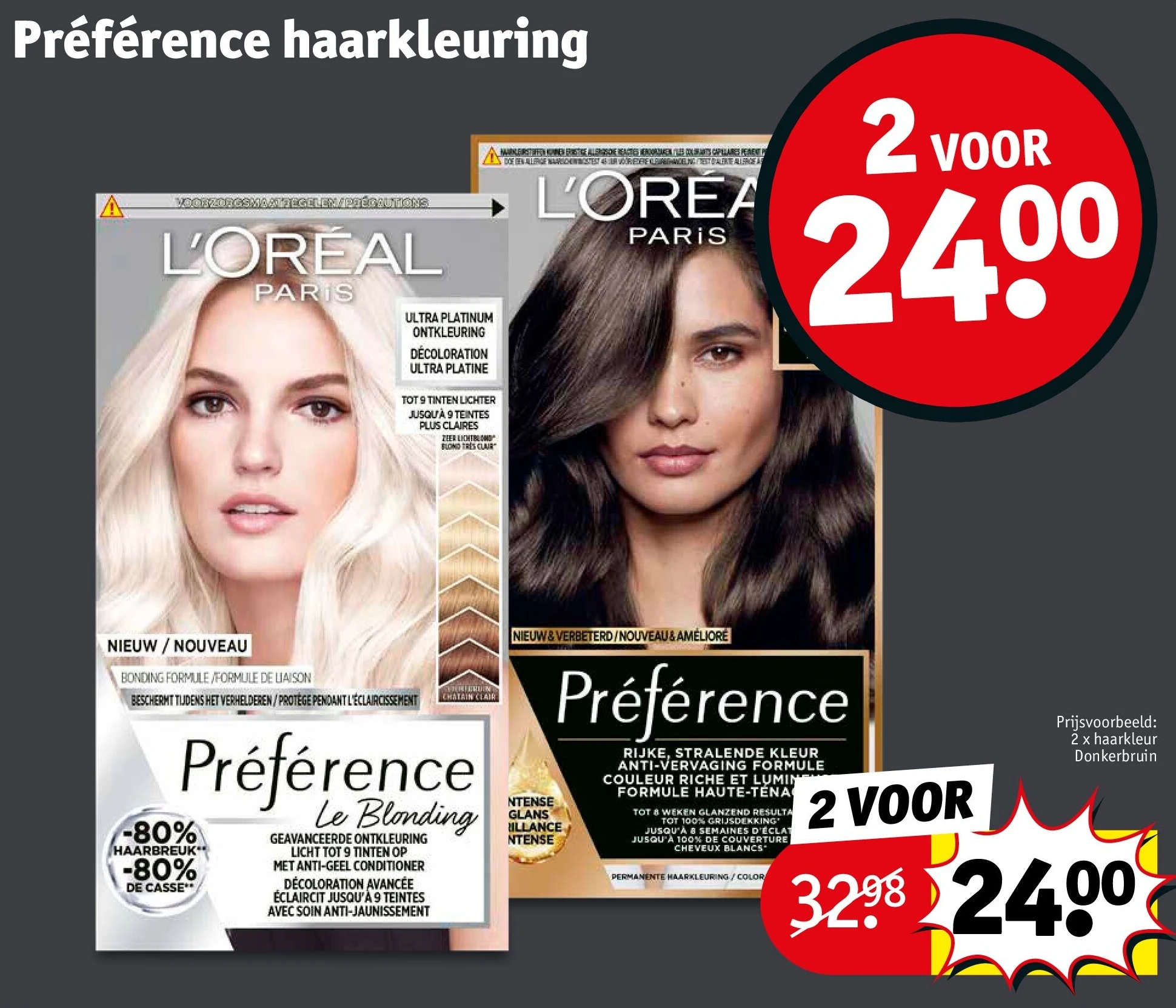 Préférence haarkleuring