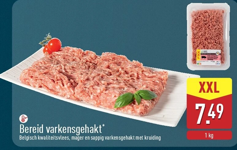 Bereid varkensgehakt