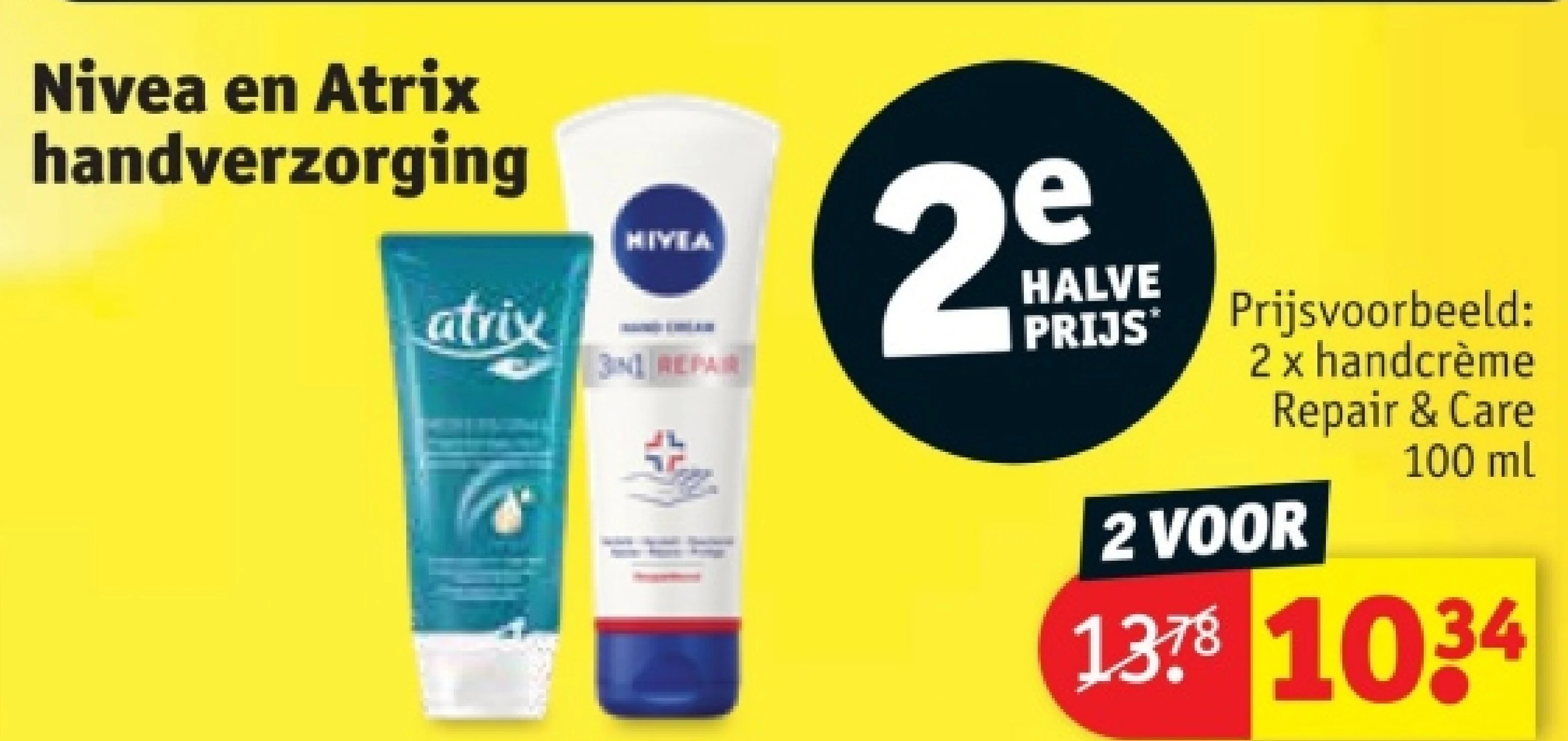 Nivea en Atrix handverzorging