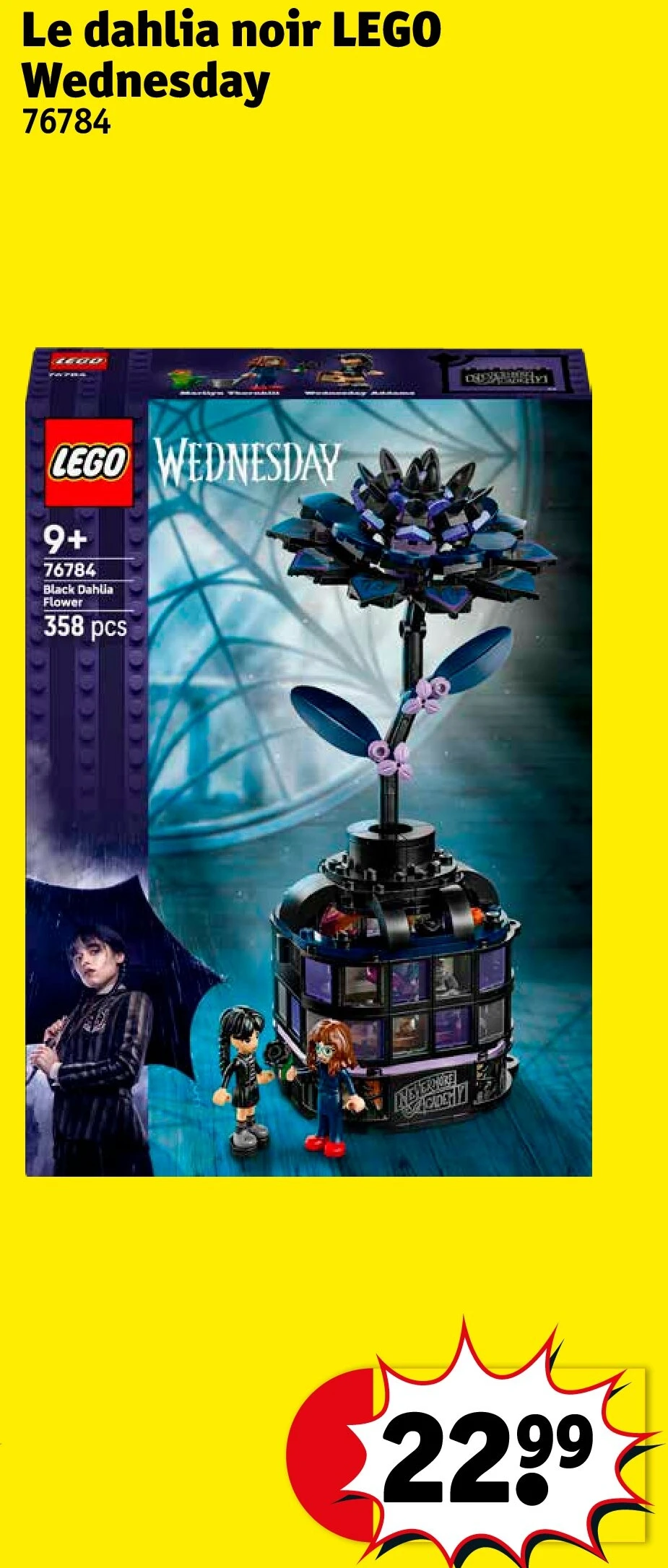 Le dahlia noir LEGO Wednesday 76784