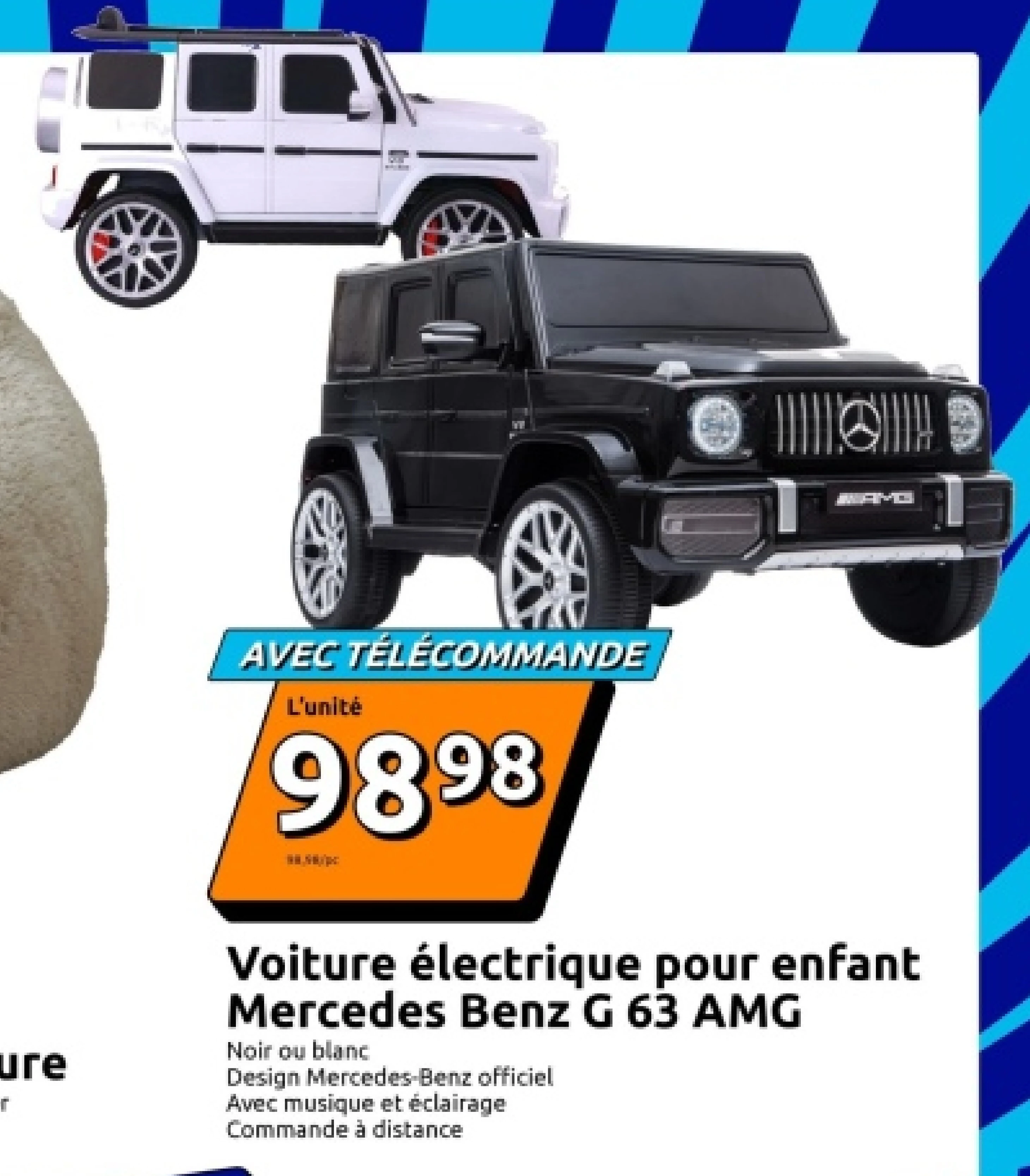 Voiture électrique pour enfant Mercedes Benz G 63 AMG