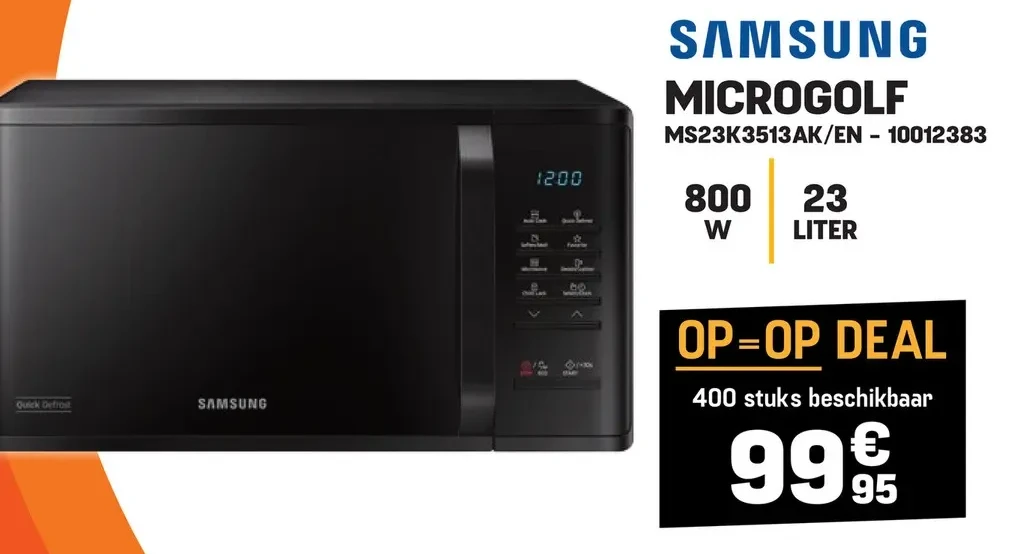 Samsung MICROGOLF MS23K3513AK/EN