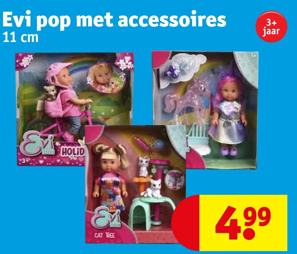 Evi pop met accessoires