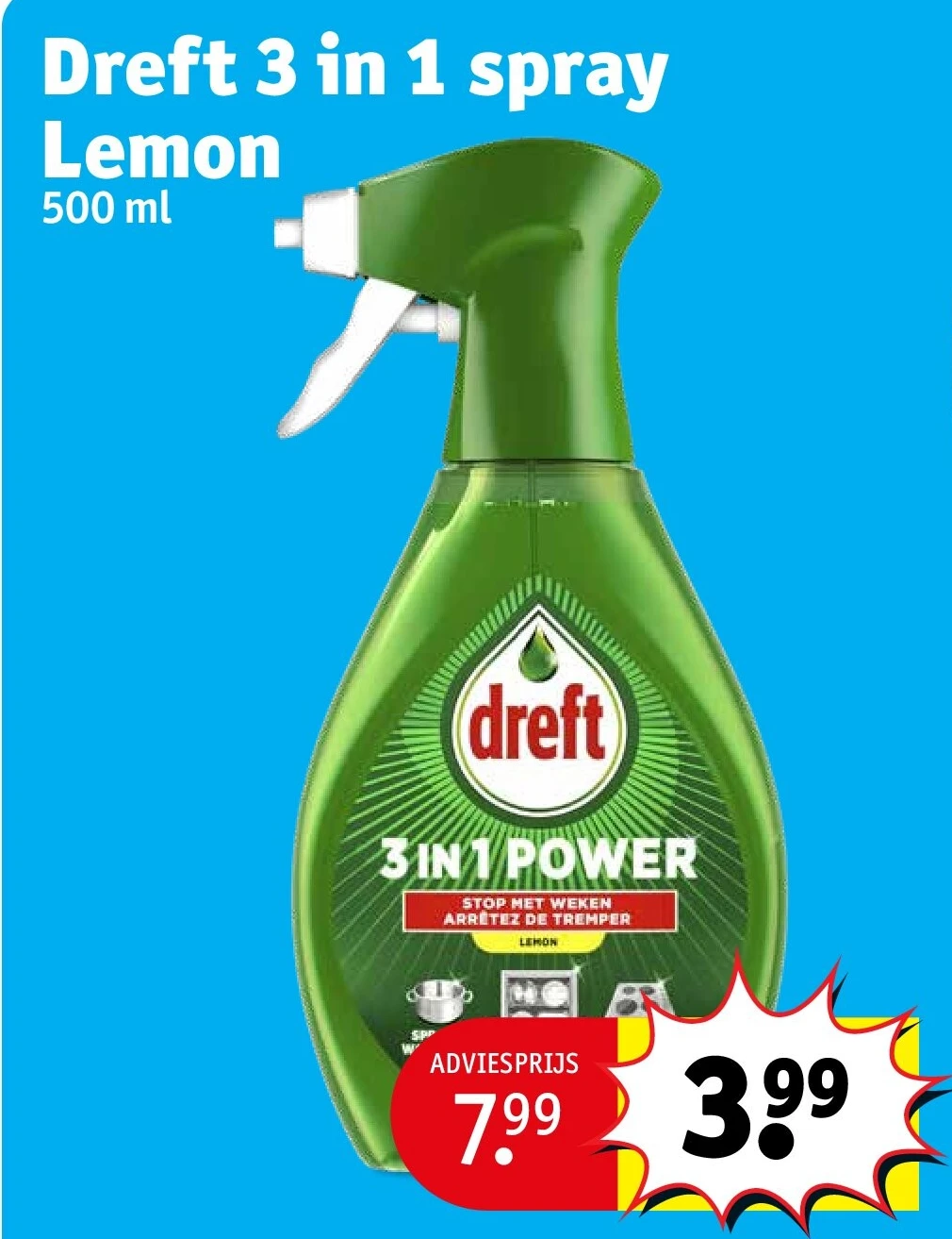 Dreft 3 in 1 spray Lemon