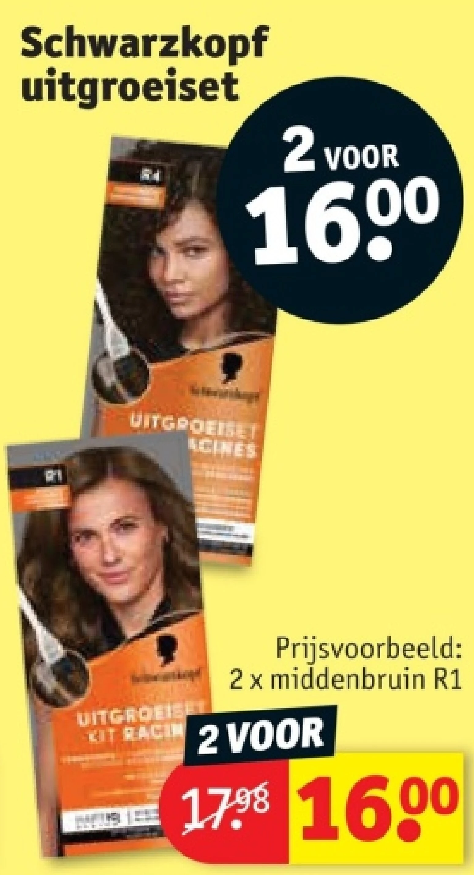 Schwarzkopf uitgroeiset