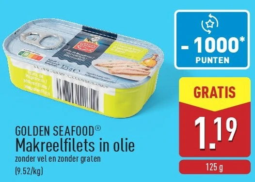 Makreelfilets in olie