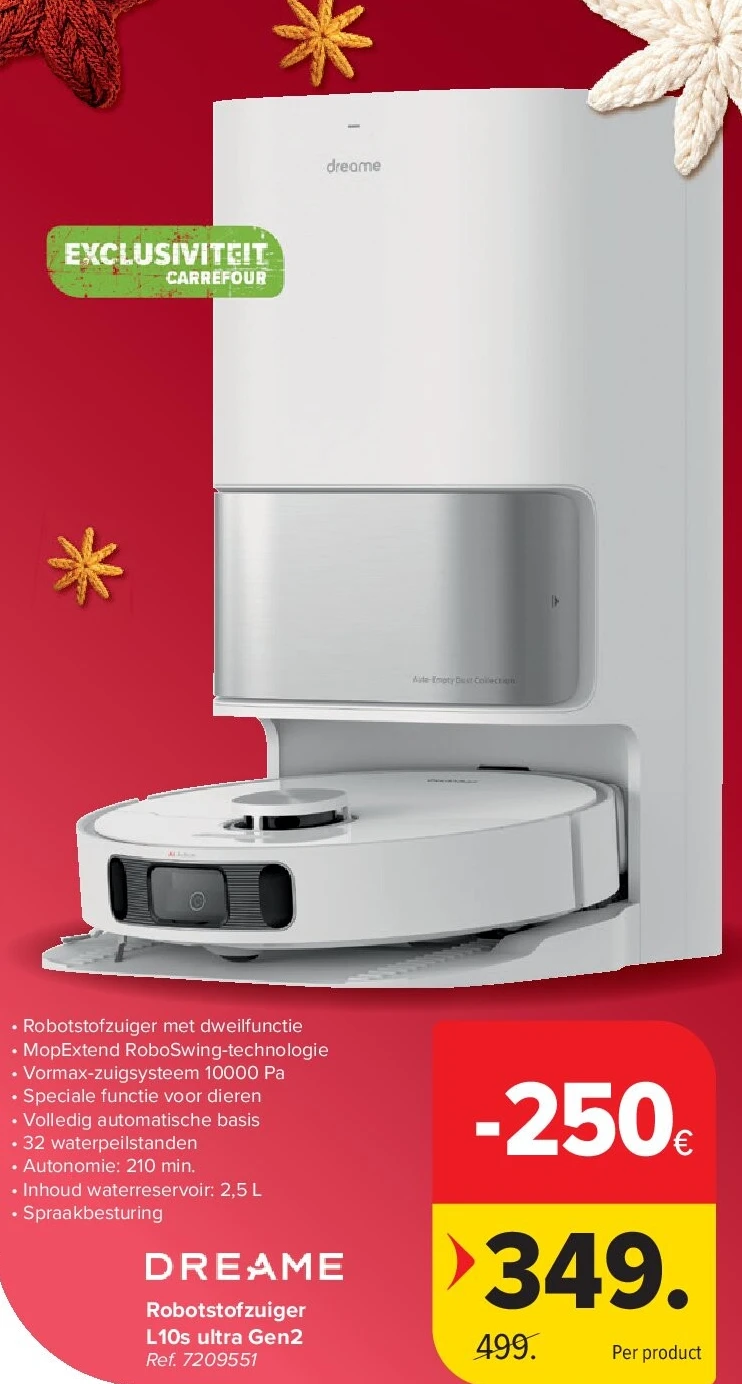 DREAME Robotstofzuiger L10s ultra Gen2