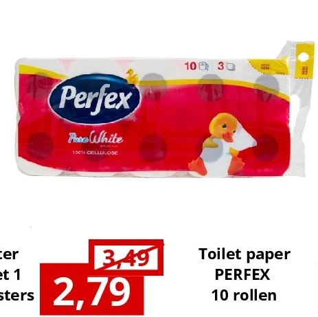 Toilet paper PERFEX 10 rollen
