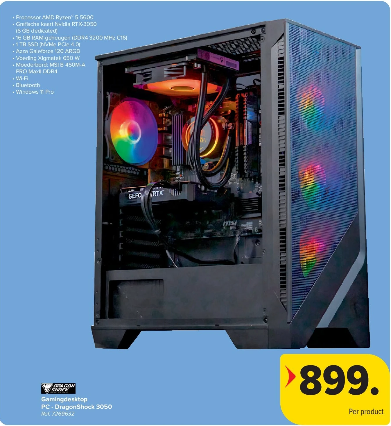 Gamingdesktop PC - DragonShock 3050