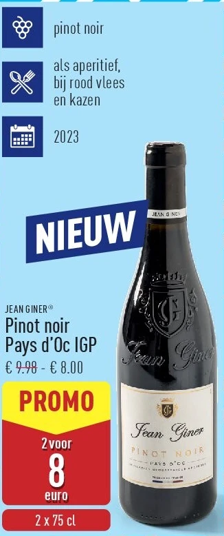 Pinot noir Pays d’Oc IGP