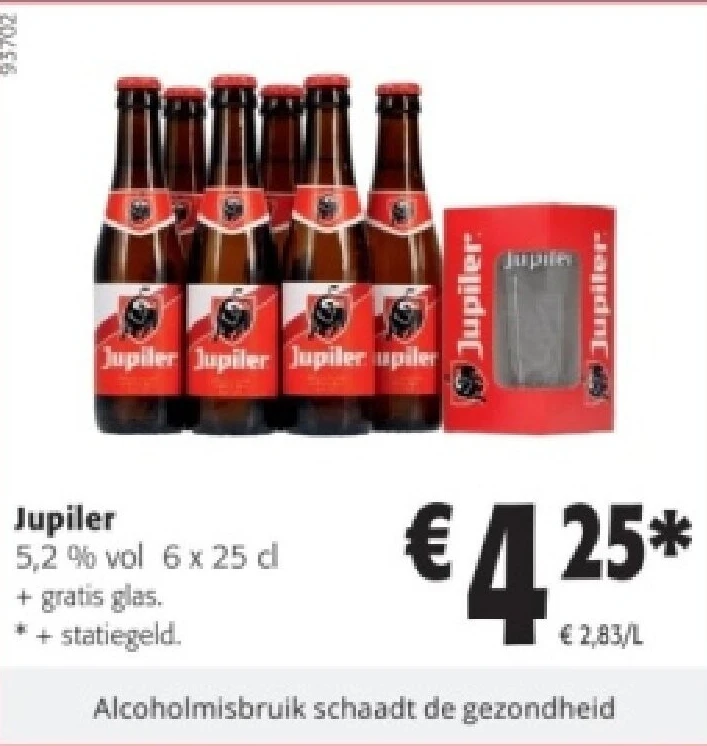 Jupiler 5,2 % vol 6x 25 cl