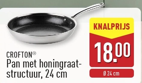 Pan met honingraatstructuur, 24cm