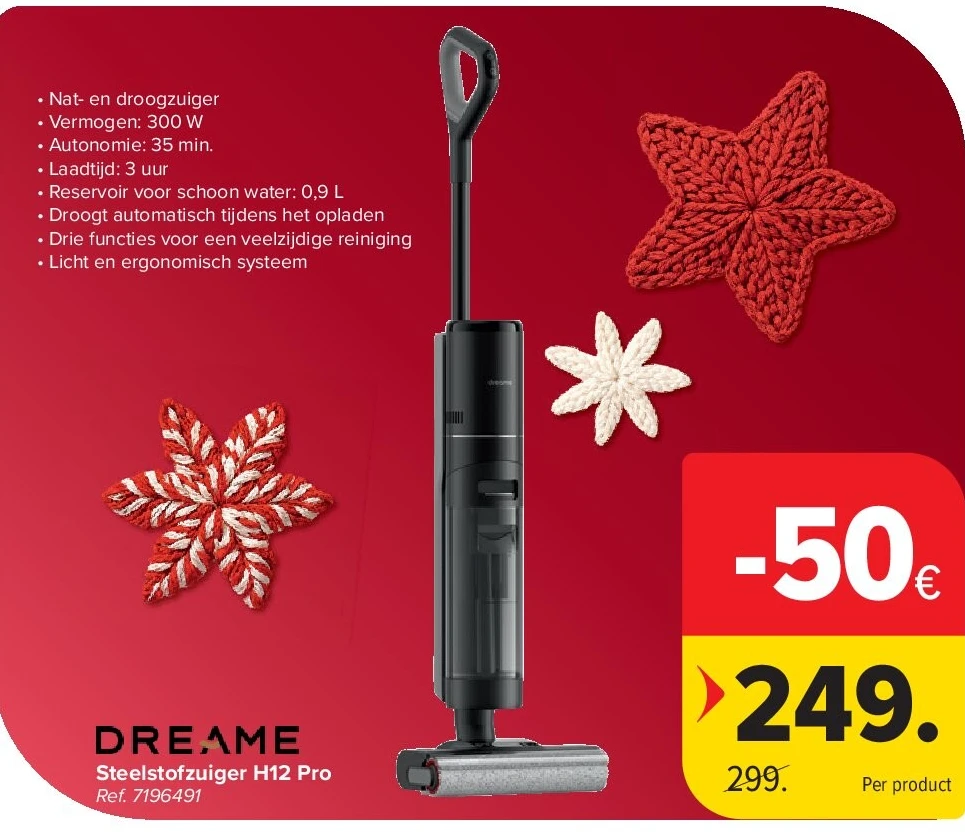 Steelstofzuiger H12 Pro