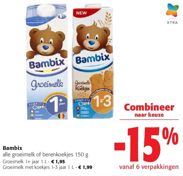 Bambix Groeimelk 1+ jaar 1 L