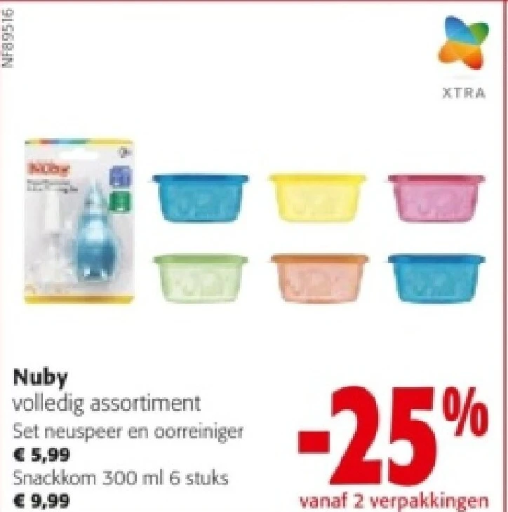 Nuby Set neuspeer en oorreiniger
