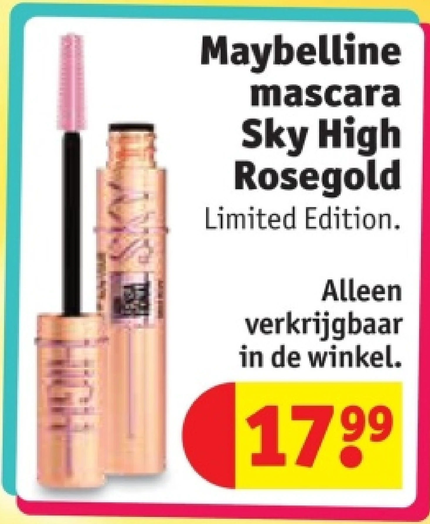 Maybelline mascara Sky High Rosegold