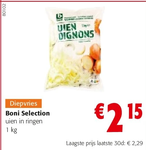 Boni Selection uien in ringen 1 kg
