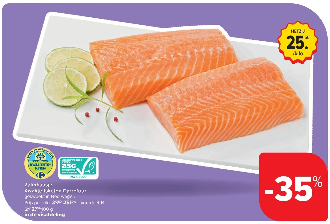 Zalmhaasje Kwaliteitsketen Carrefour