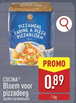 Bloem voor pizzadeeg