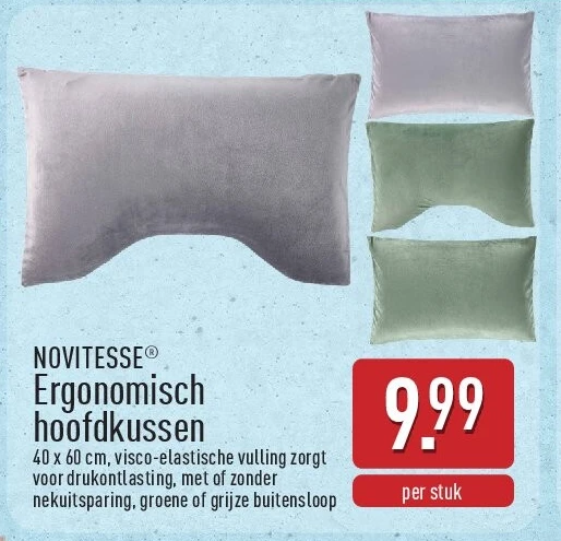 Ergonomisch hoofdkussen