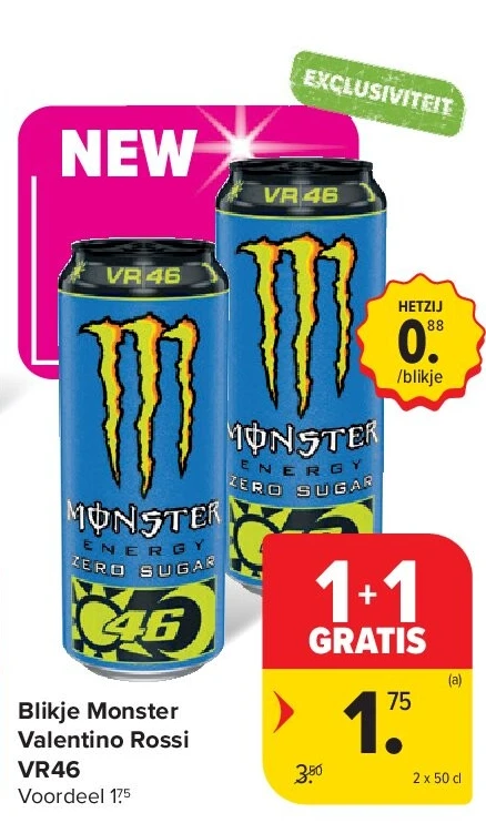 Blikje Monster Valentino Rossi VR46