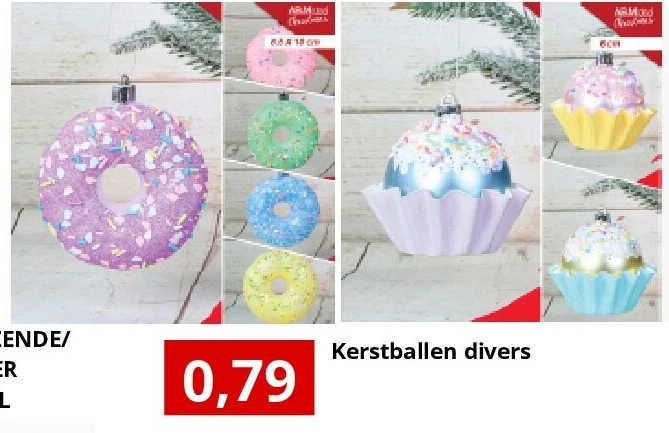 Kerstballen divers
