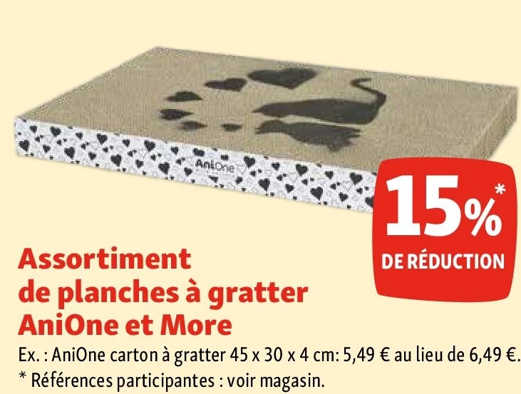 Assortiment de planches à gratter AniOne et More