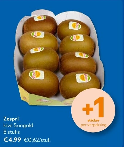 Zespri kiwi Sungold 8 stuks