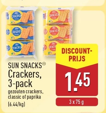 Crackers, 3-pack