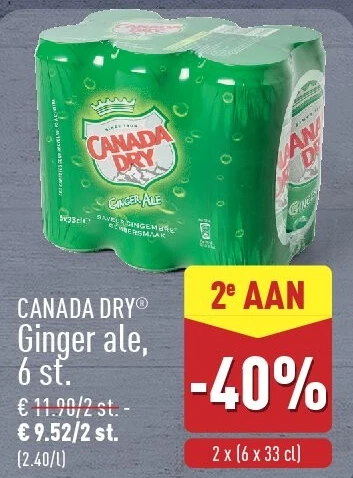 Ginger ale, 6st.