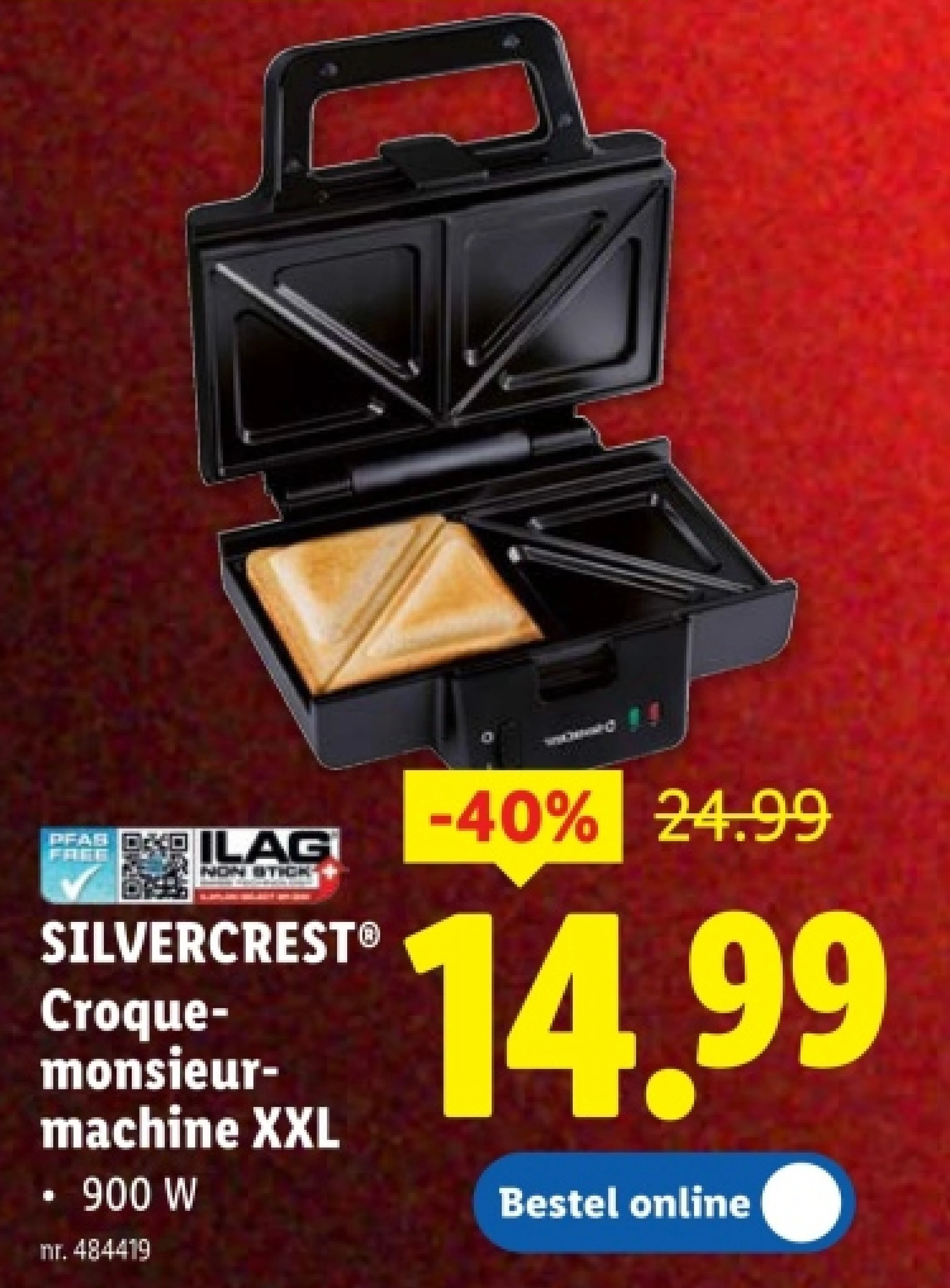 Croquemonsieurmachine XXL