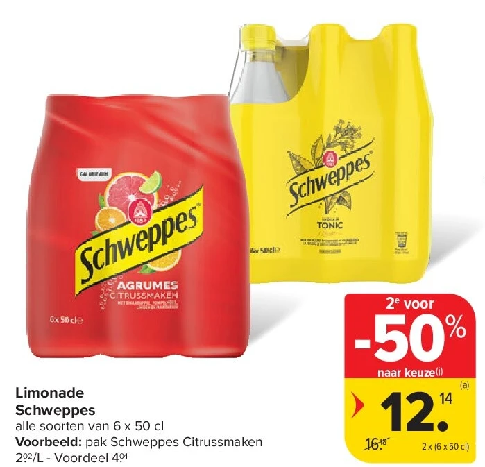 Limonade Schweppes