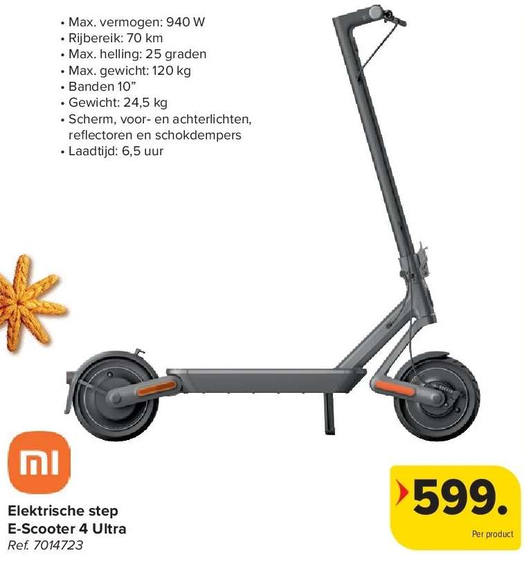 mi Elektrische step E-Scooter 4 Ultra