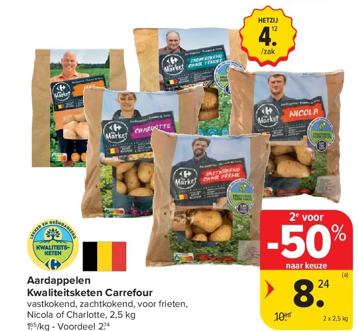 Aardappelen Kwaliteitsketen Carrefour