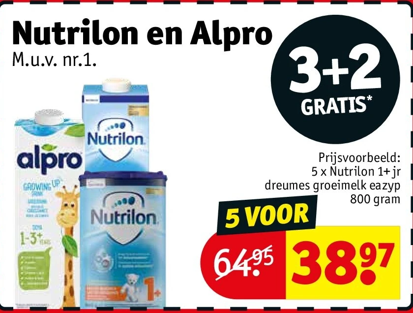 Nutrilon en Alpro