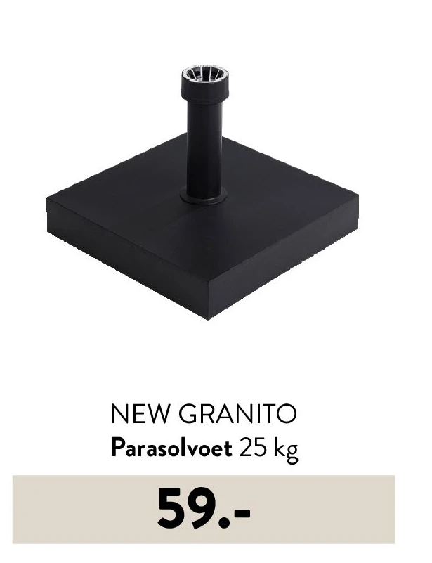 NEW GRANITO Parasolvoet 25 kg
